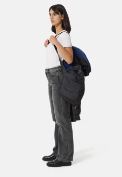 Daunenparka mit Kapuze und Kaschmirfutter schwarz