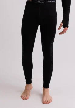 High Performance Kaschmir Sportwäsche Leggings schwarz