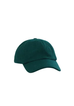 Kaschmir Baseballmütze dunkelgrün
