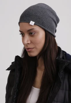 Kaschmir Beanie anthrazit