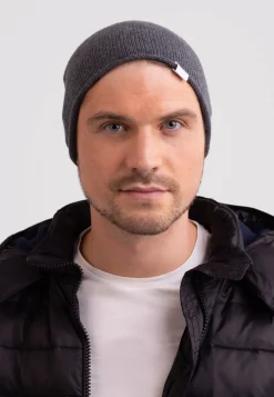 Kaschmir Beanie anthrazit