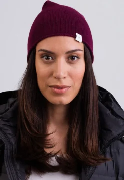 Kaschmir Beanie cranberry rot