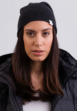 Kaschmir Beanie dunkel anthrazit