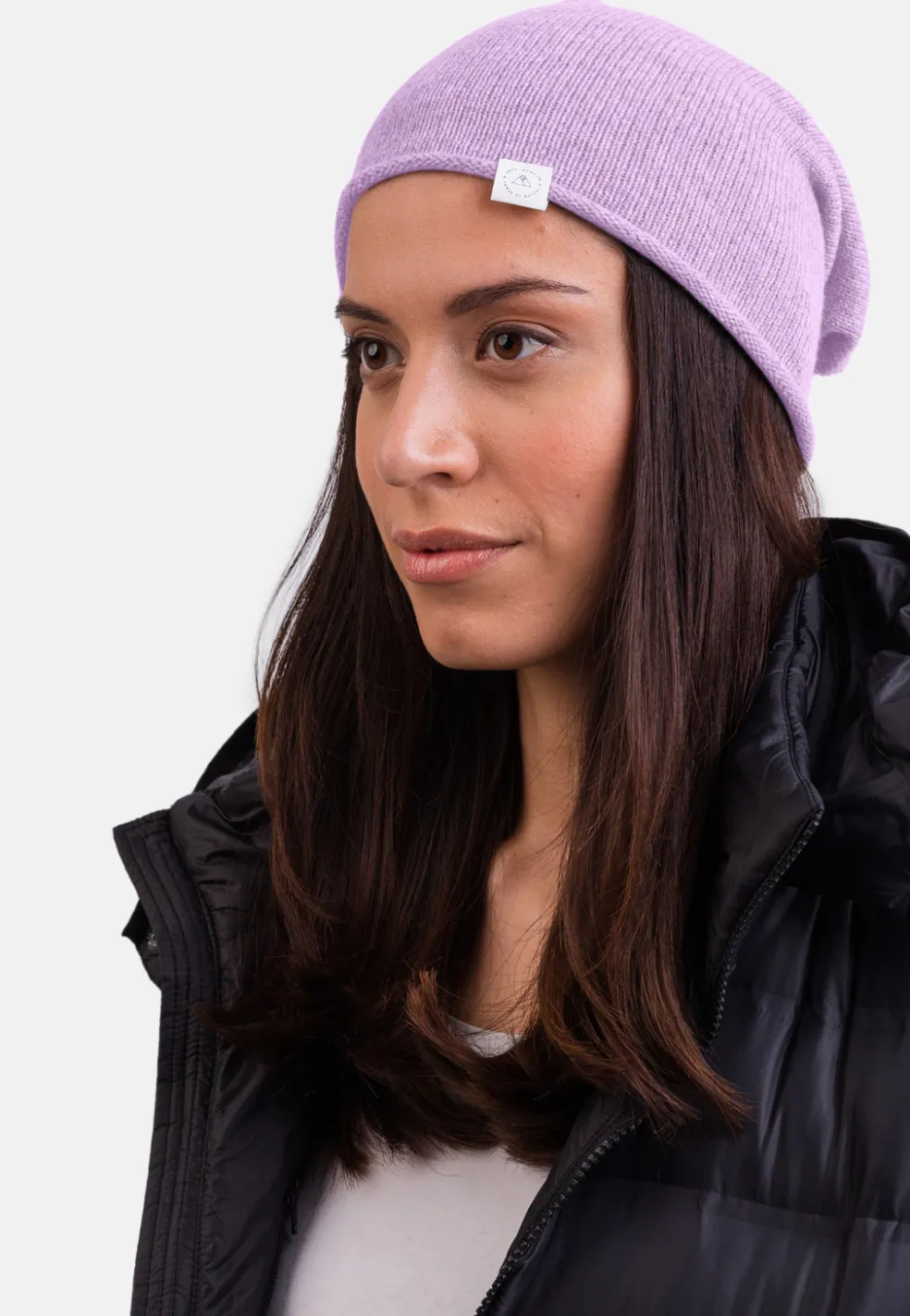 Kaschmir Beanie hell violet
