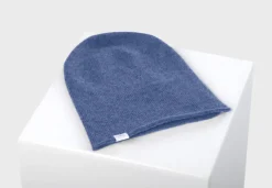 Kaschmir Beanie hellblau