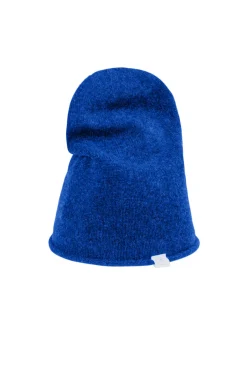 Kaschmir Beanie jet stream blau