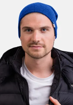 Kaschmir Beanie jet stream blau
