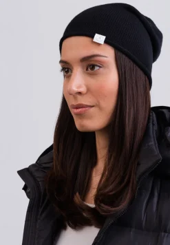 Kaschmir Beanie schwarz
