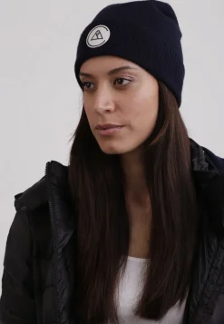 Kaschmir Casual Mütze marine blau