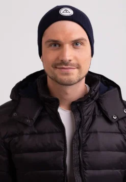Kaschmir Casual Mütze marine blau