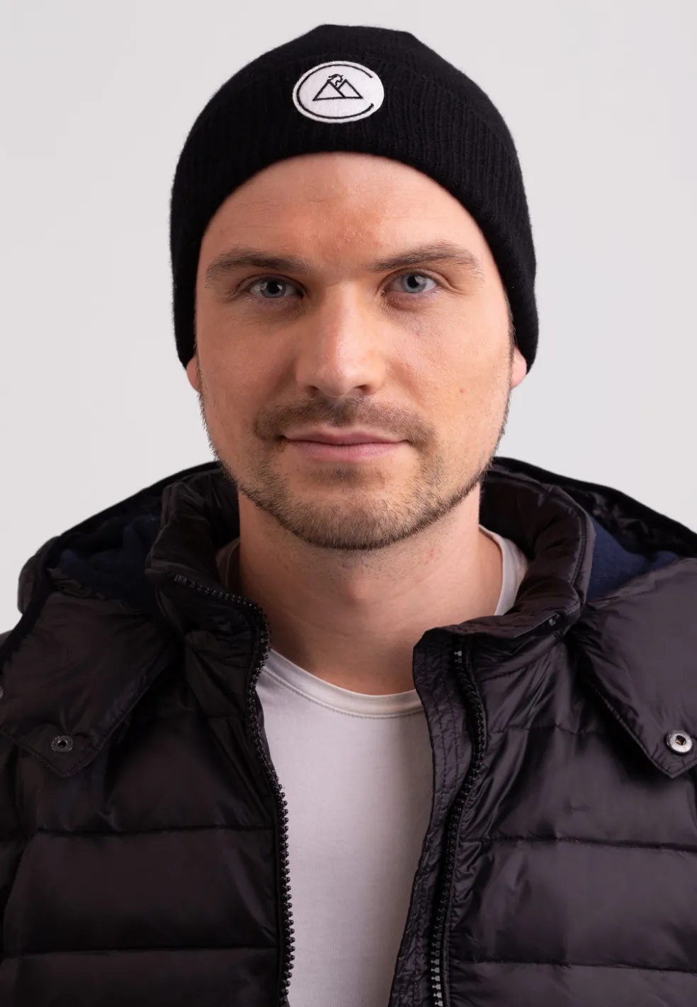 Kaschmir Casual Mütze schwarz