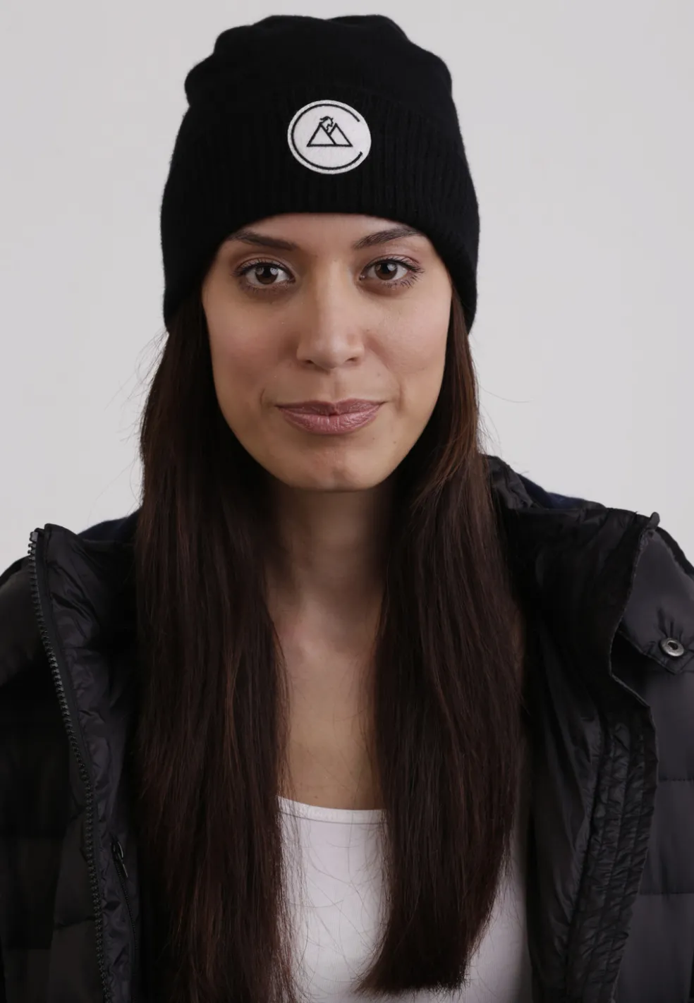 Kaschmir Casual Mütze schwarz