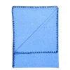 Kaschmir Decke denim blau