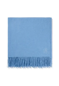 Kaschmir Decke (GOTS) hellblau