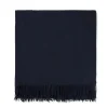 Kaschmir Decke (GOTS) navy blau