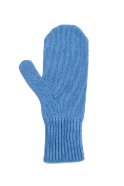 Kaschmir Fäustlinge hellblau