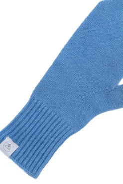 Kaschmir Fäustlinge hellblau