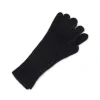 Kaschmir Handschuhe brushed schwarz