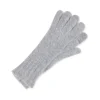 Kaschmir Handschuhe brushed hellgrau