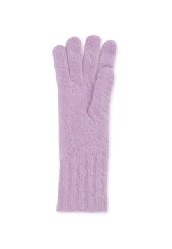 Kaschmir Handschuhe brushed distelrosa