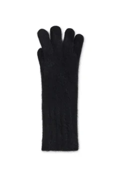 Kaschmir Handschuhe brushed schwarz