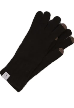 Kaschmir Handschuhe Touchscreen tauglich dunkelbraun