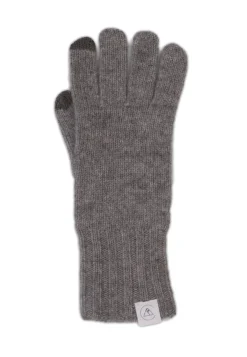 Kaschmir Handschuhe Touchscreen tauglich grau
