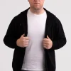 Kaschmir Kapuzenpullover Hoodie schwarz