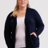 Kaschmir Kapuzenpullover Hoodie marine blau