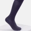Kaschmir Kniesocken dunkel anthrazit