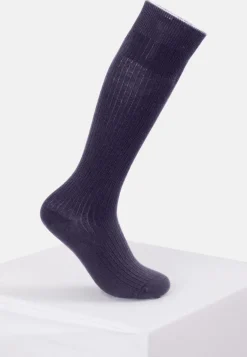 Kaschmir Kniesocken dunkel anthrazit
