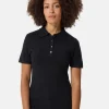 Kaschmir Poloshirt Kurzarm schwarz