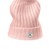 Kaschmir Rib Mütze blass rosa
