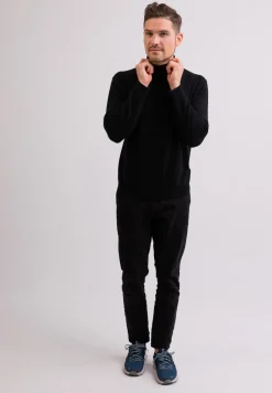 Kaschmir Rollkragen Pullover schwarz
