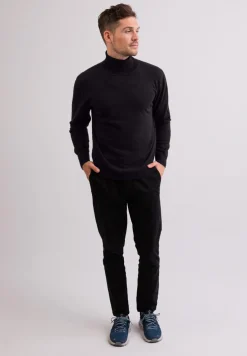 Kaschmir Rollkragen Pullover dunkel anthrazit