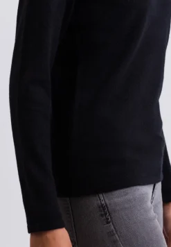 Kaschmir Rollkragen Pullover schwarz
