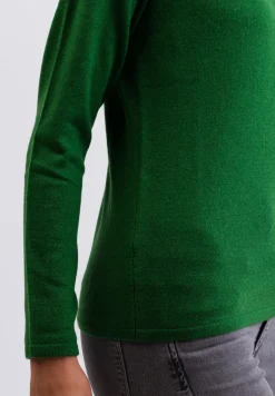 Kaschmir Rollkragen Pullover grün