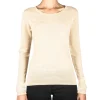 Kaschmir Rundhals Pullover camel