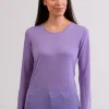 Kaschmir Rundhals Pullover viola (Frühling)