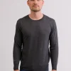 Kaschmir Rundhals Pullover flanell (Frühling)