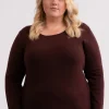 Kaschmir Rundhals Pullover zinnoberrot