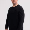Kaschmir Rundhals Pullover holzkohle