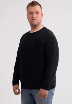 Kaschmir Rundhals Pullover holzkohle