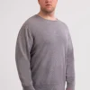 Kaschmir Rundhals Pullover grau