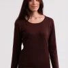 Kaschmir Rundhals Pullover zinnoberrot