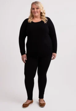 Kaschmir Rundhals Pullover schwarz