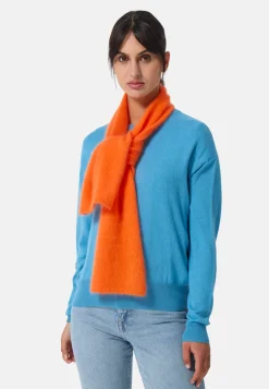 Kaschmir Schal brushed orange