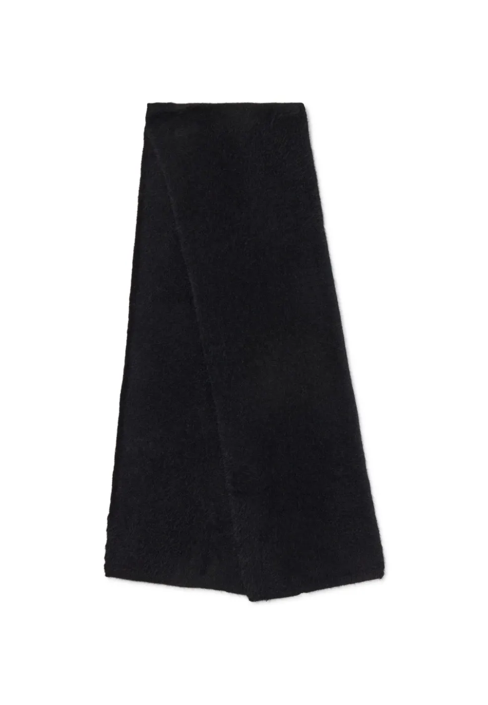 Kaschmir Schal brushed schwarz