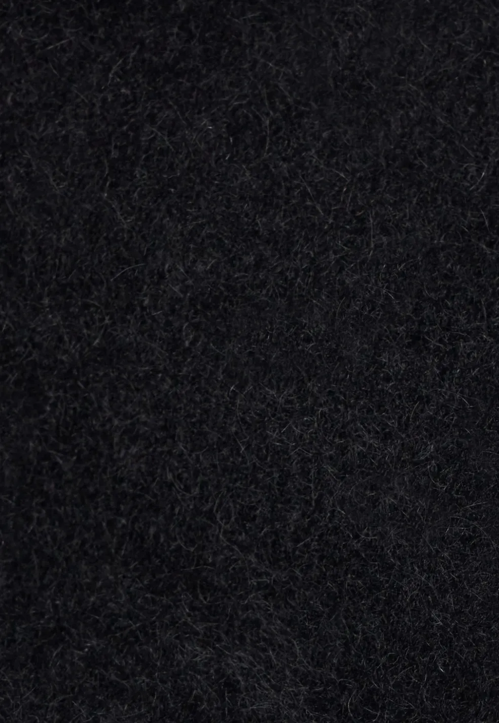 Kaschmir Schal brushed schwarz