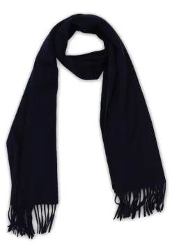 Kaschmir Schal (GOTS) navy blau